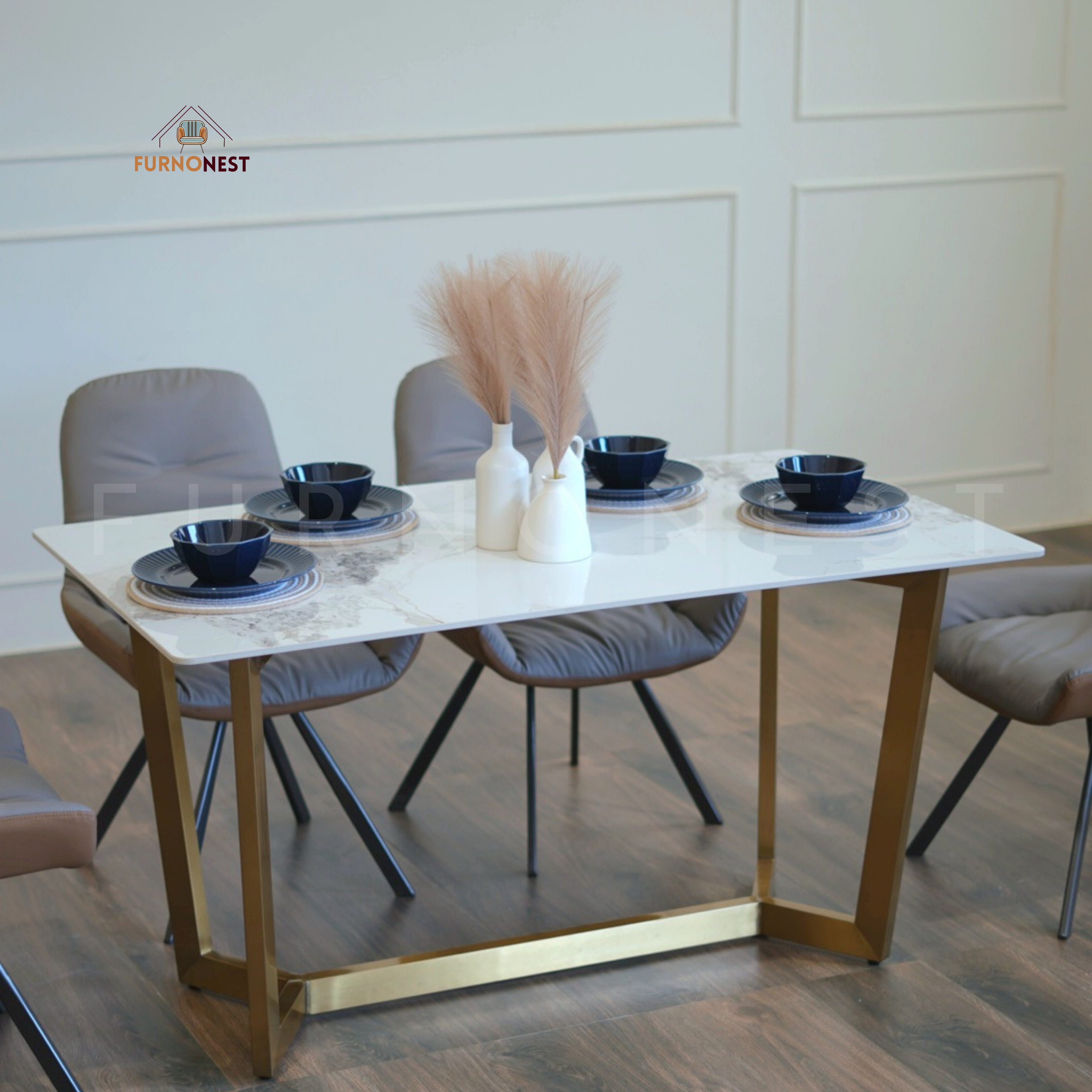Furnonest Dining Table 4 Seater 001 (DNT4-001) without Chairs