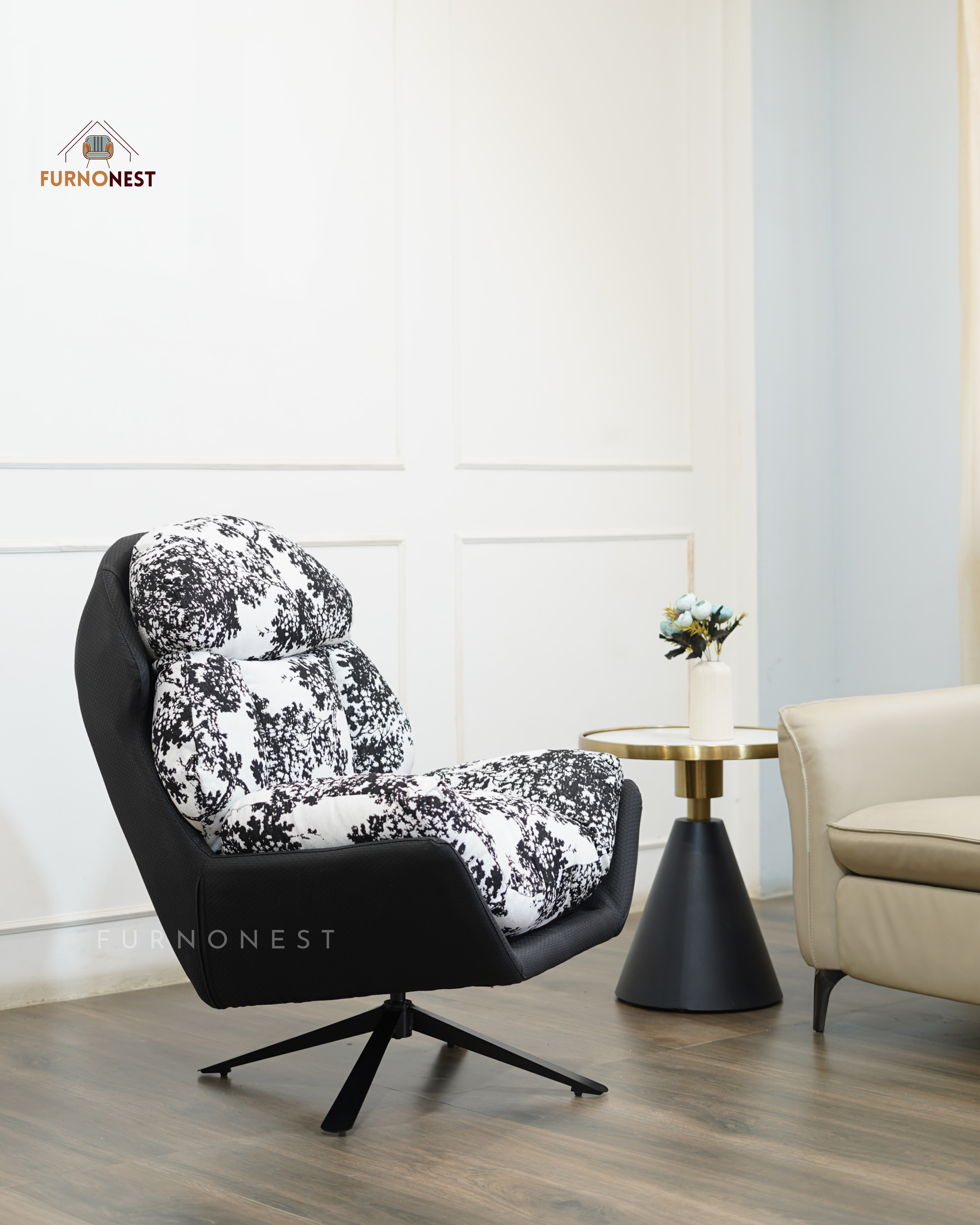 Furnonest Swivel Chair - SWCH-020 (Swivel Chair)