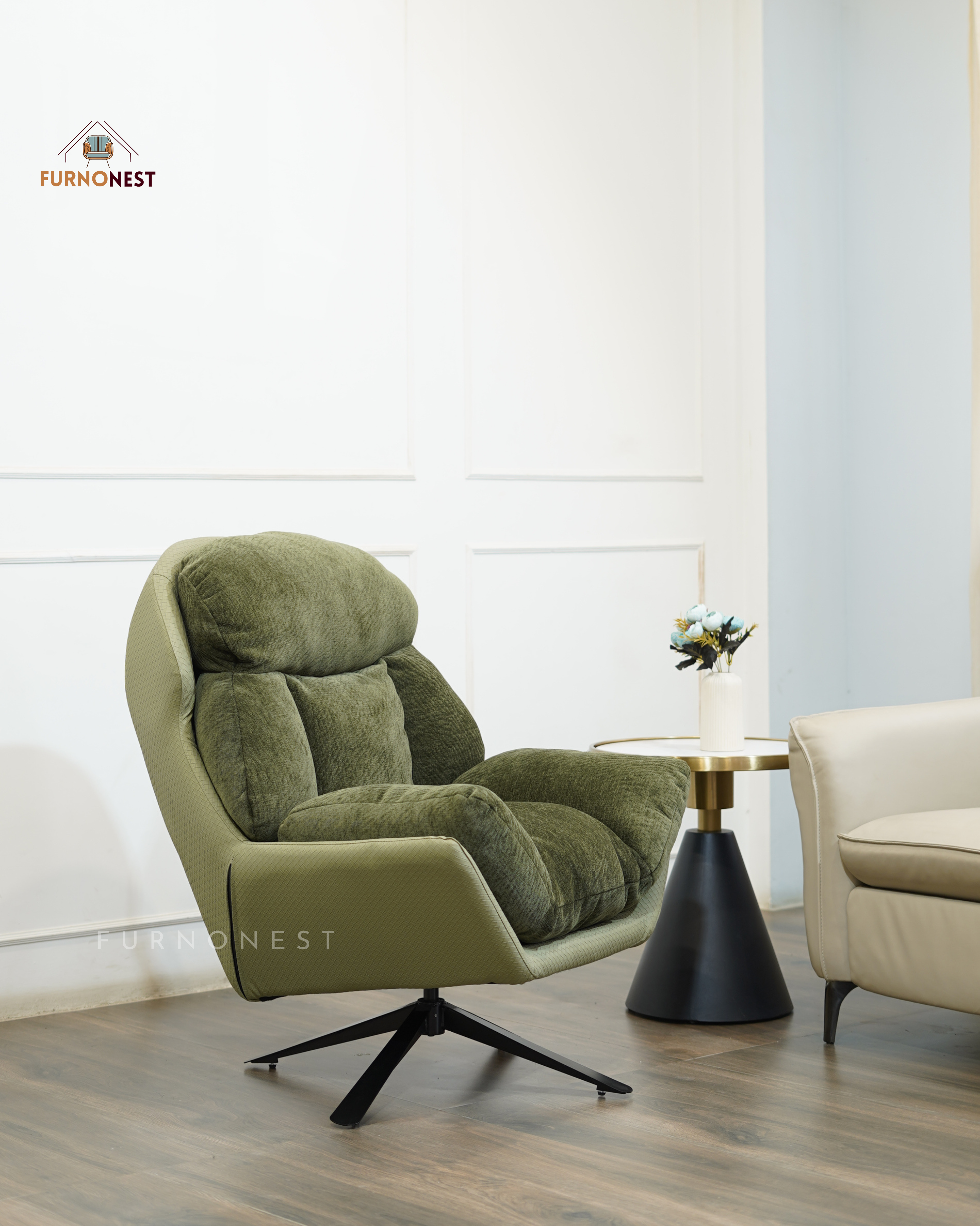 Furnonest Swivel Chair - SWCH-021 (Swivel Chair)