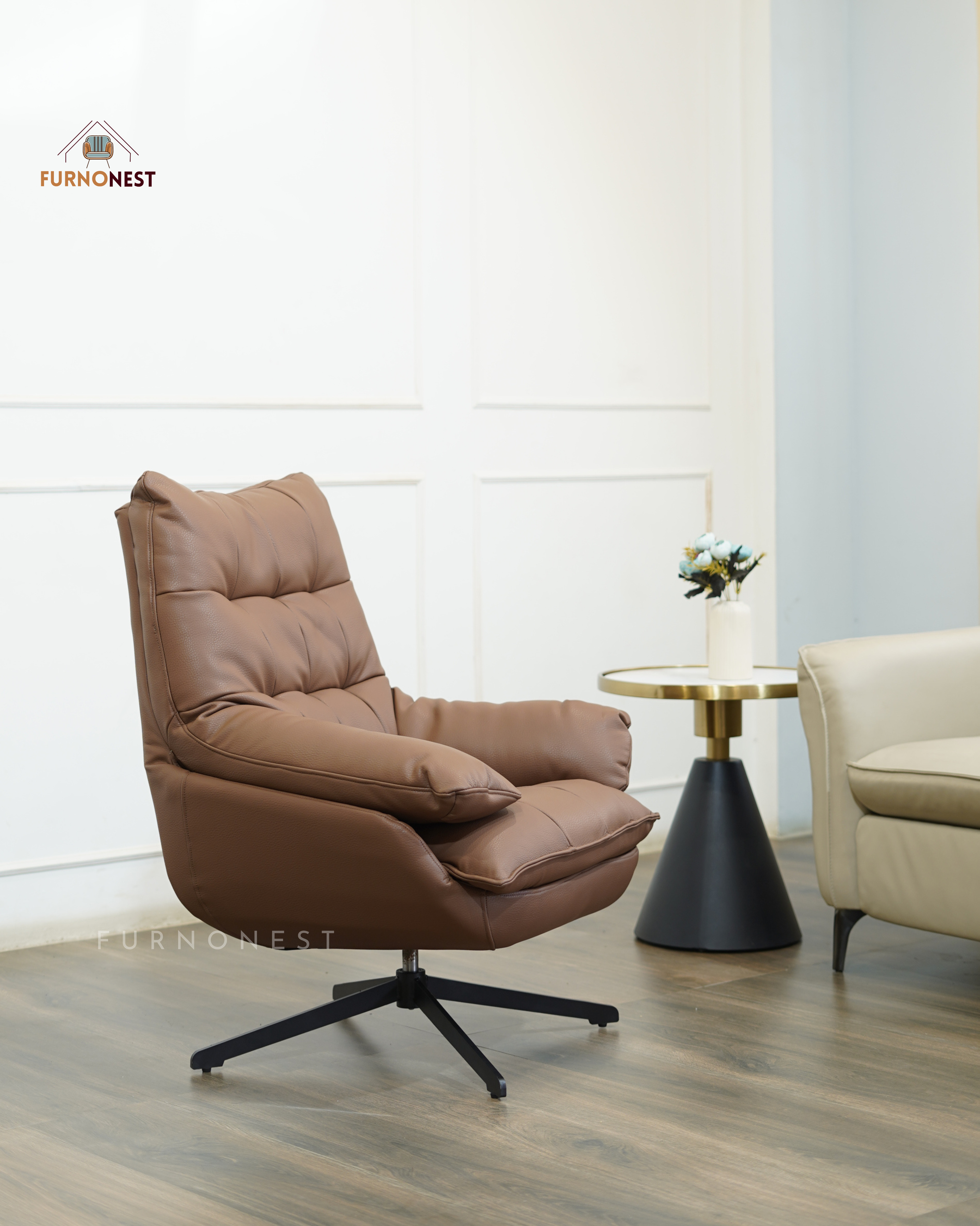 Furnonest Swivel Chair - SWCH-025 (Swivel Chair)